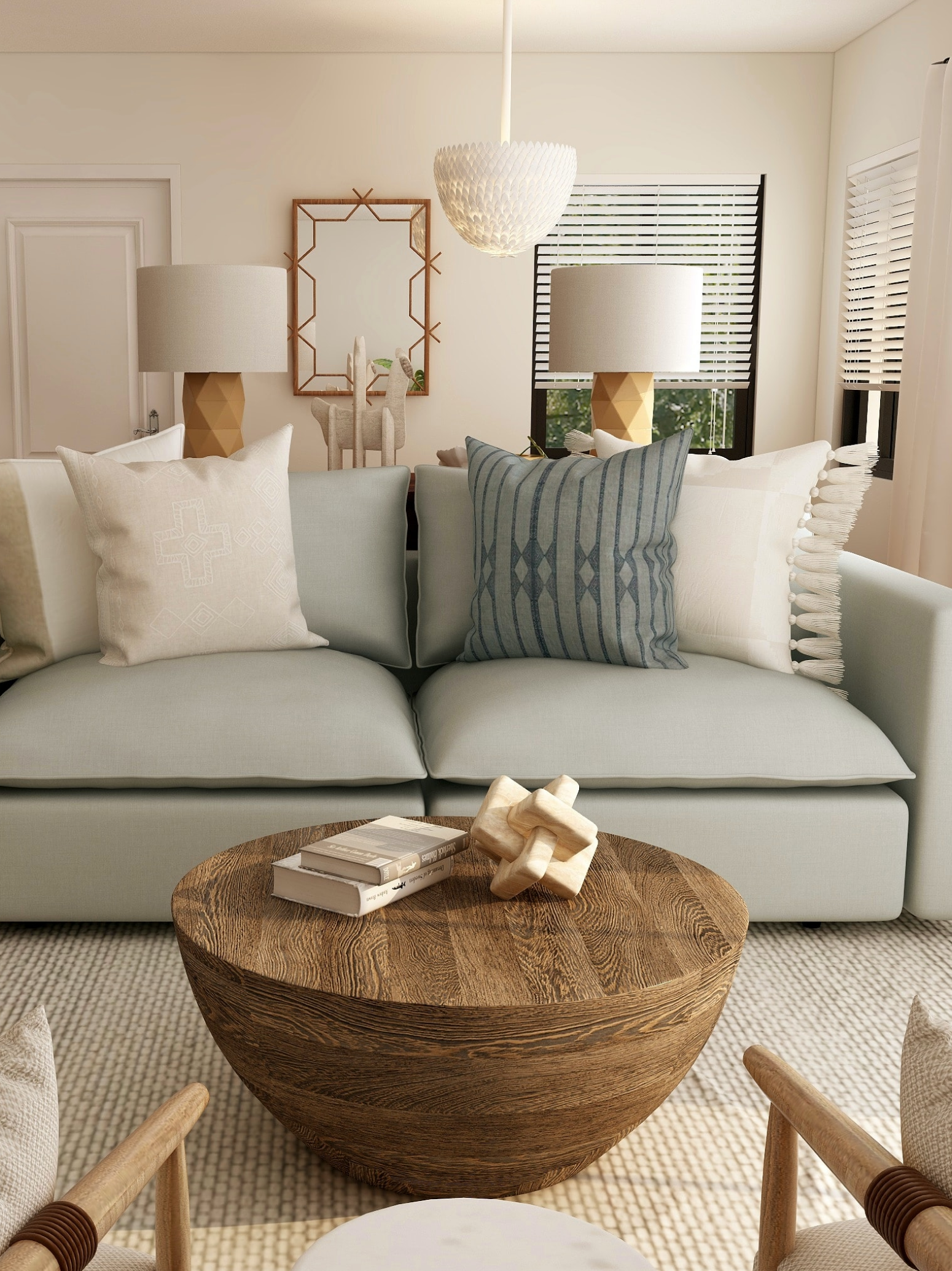 Creating privacy in a home office