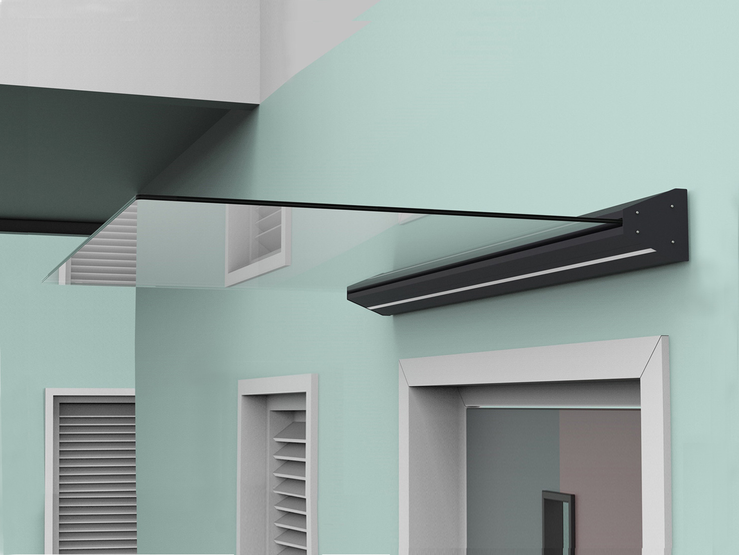 Glass Canopy for Exterior Doors - Image 3