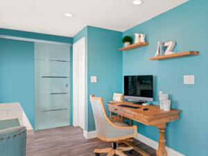 Single Sliding Glass Door for home office